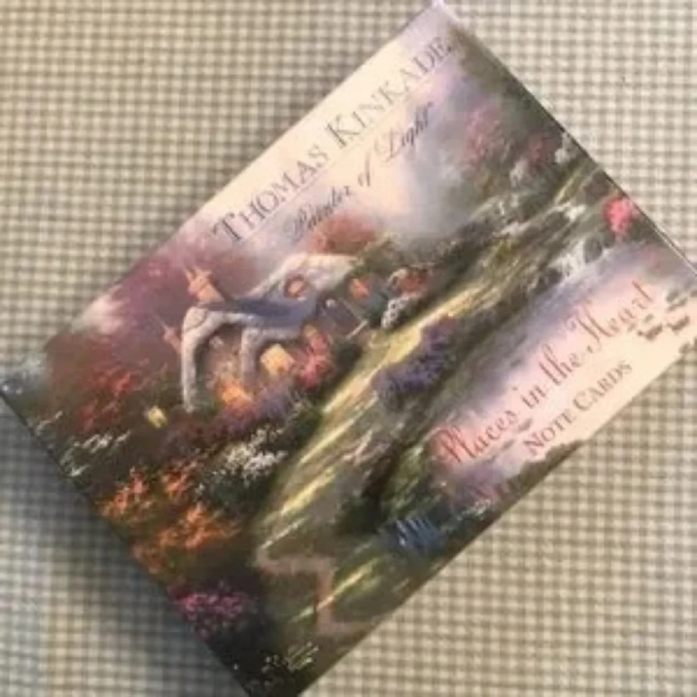 Thomas Kinkade 'Places in the Heart' Note Cards - Pastel Cottage (Set)